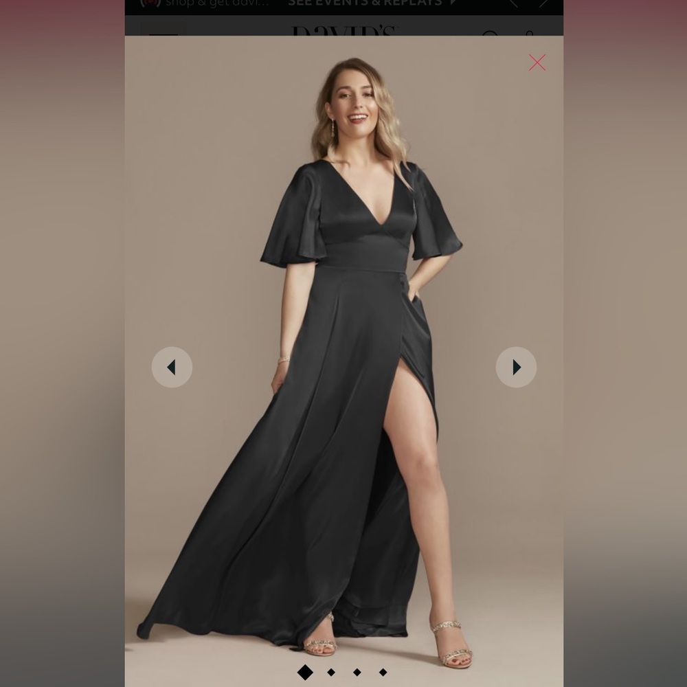 David’s Bridal Galina Bridesmaid Dress